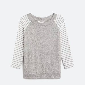 Paulsen brushed knit top